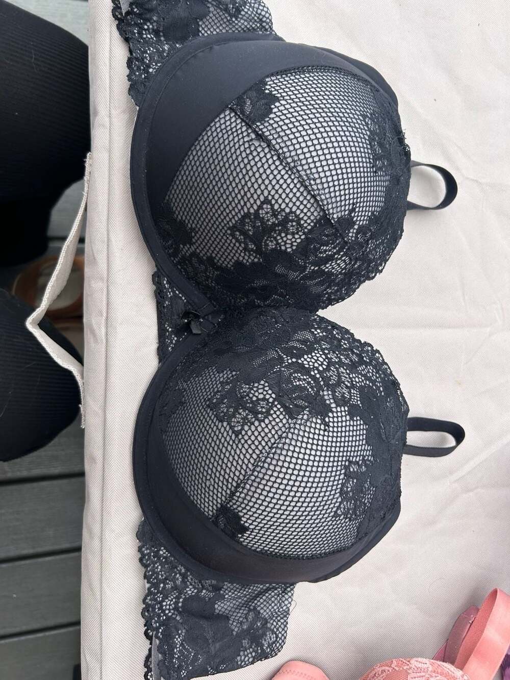 Torrid Push Up Bra Size 46C Black Lace